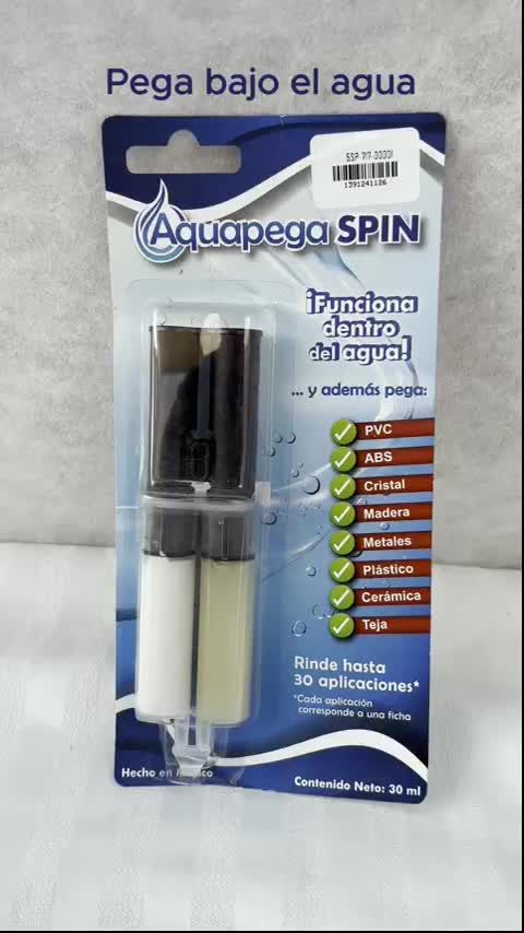 AquaPega Spin – Pegamento Epóxico para PVC/CPVC