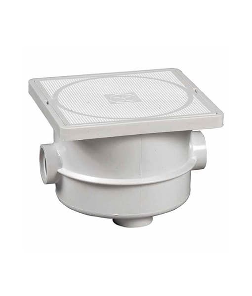 Caja de Registro Hayward ABS 22 x 22 cm – Conexiones ¾"